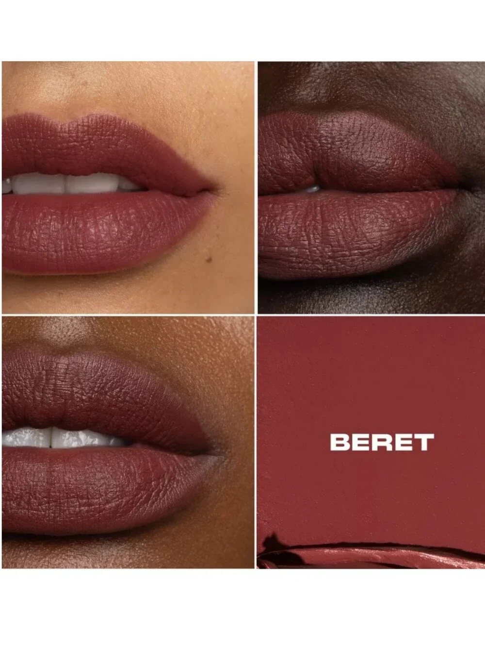 Morphe Lip Filter Hydroplump Soft Matte Lipstick Shade: Beret (soft cherry) 🆕